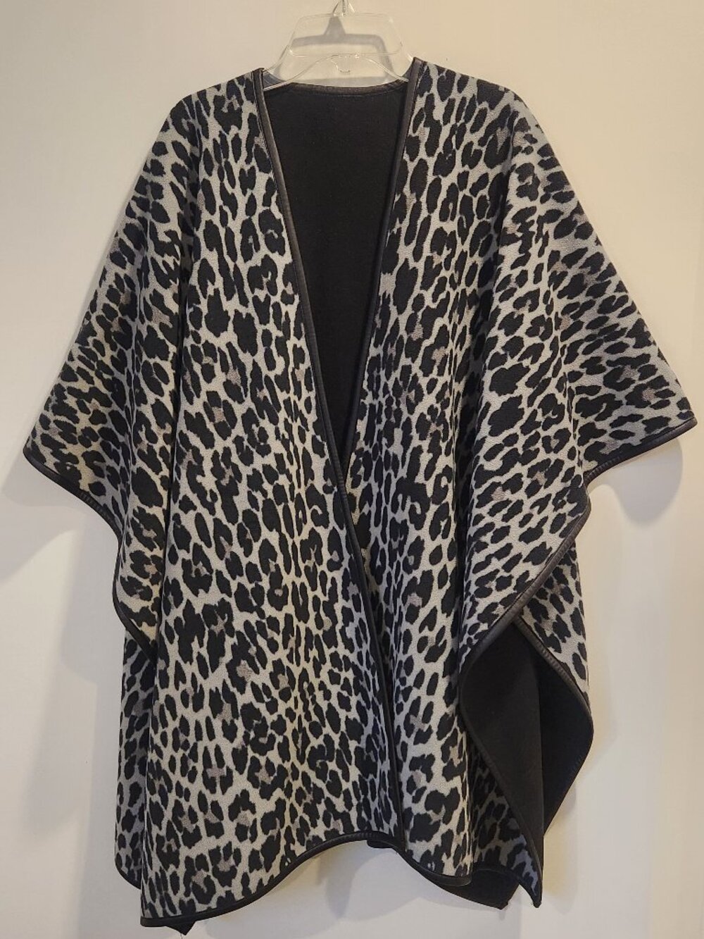 Fleece Ruana-style Poncho